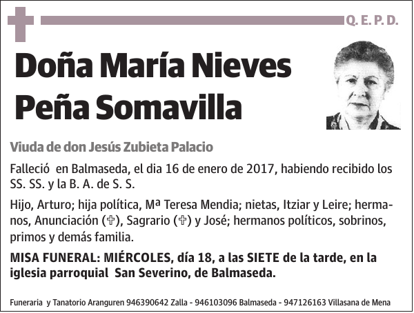 María Nieves Peña Somavilla