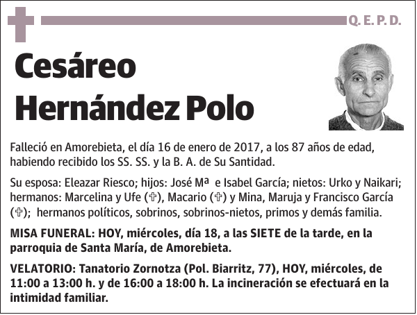 Cesáreo Hernández Polo