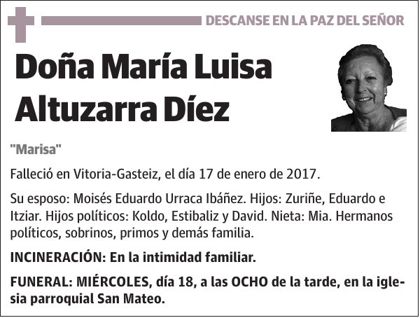 María Luisa Altuzarra Díez