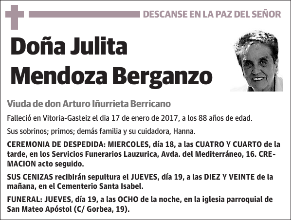 Julita Mendoza Berganzo