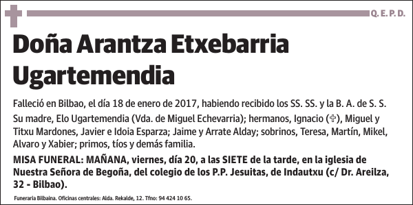 Arantza Etxebarria Ugartemendia