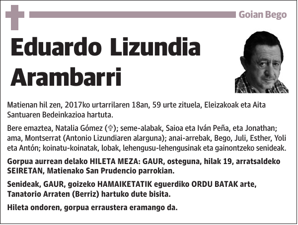 Eduardo Lizundia Arambarri Matienan