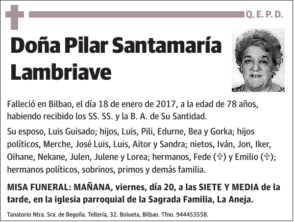 Pilar Santamaría Lambriave