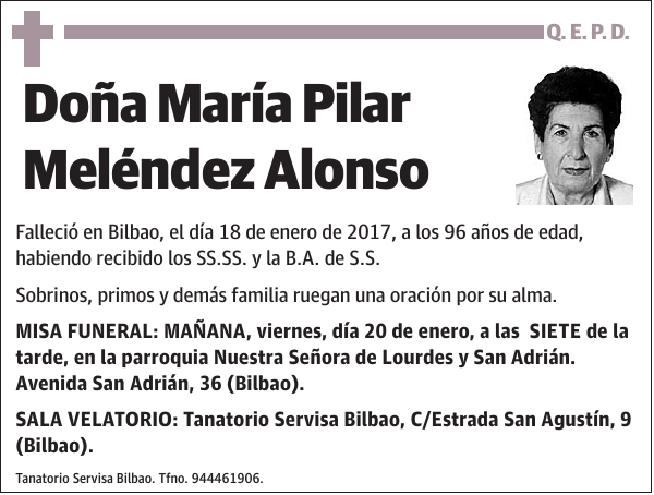 María Pilar Meléndez Alonso