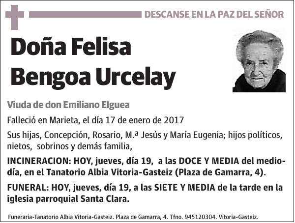 Felisa Bengoa Urcelay