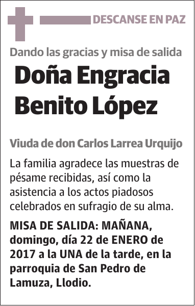 Engracia Benito López