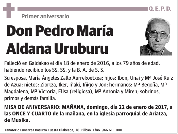 Pedro María Aldana Uruburu