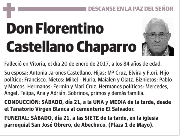 Florentino Castellano Chaparro