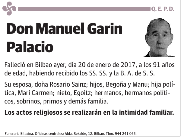 Manuel Garin Palacio