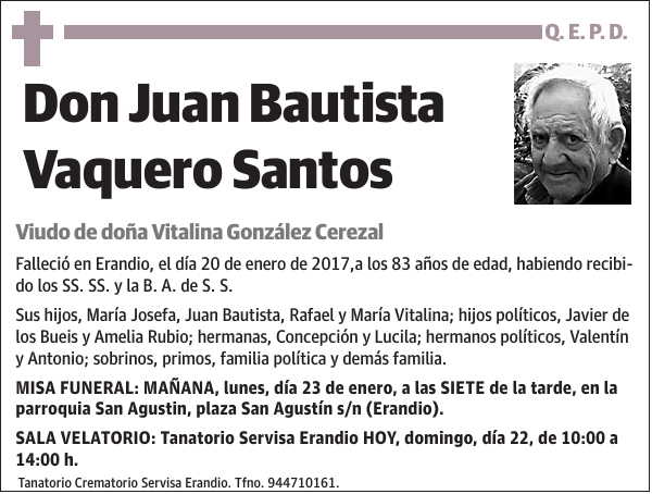 Juan Bautista Vaquero Santos