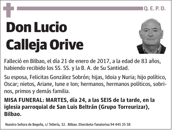 Lucio Calleja Orive