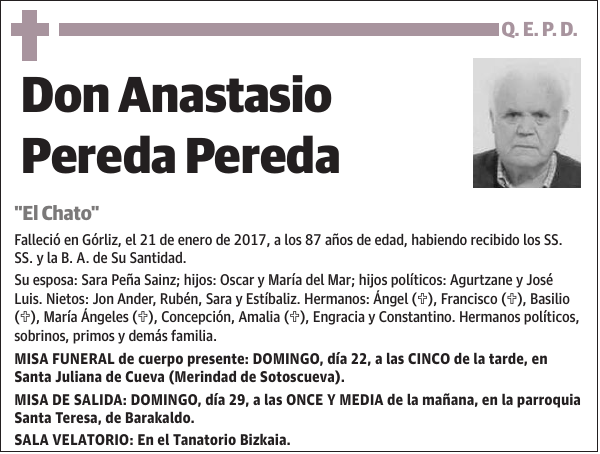 Anastasio Pereda Pereda