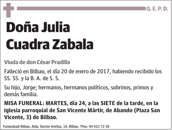 Julia Cuadra Zabala