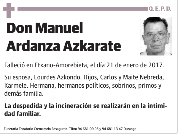 Manuel Ardanza Azkarate