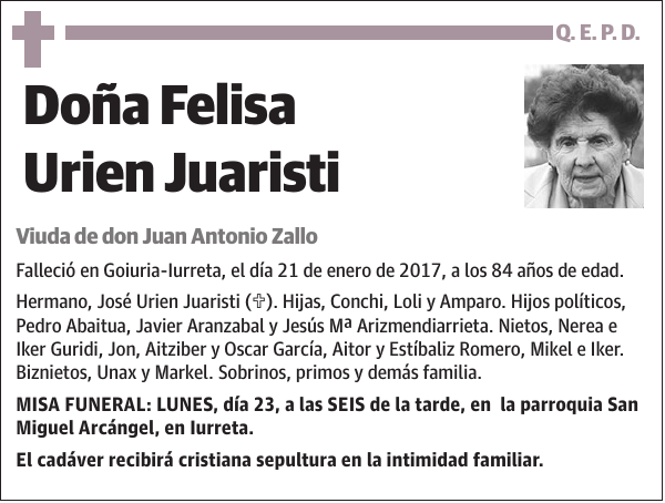 Felisa Urien Juaristi