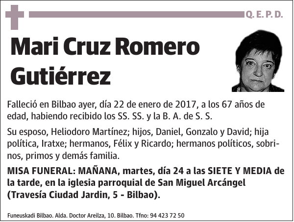 Mari Cruz Romero Gutiérrez