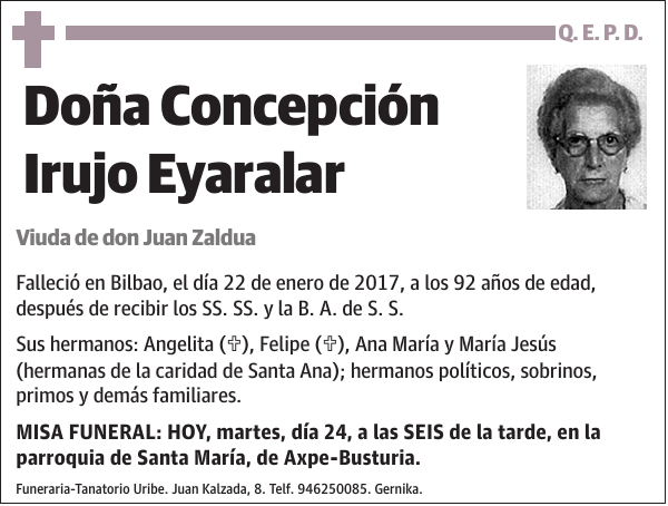 Concepción Irujo Eyaralar