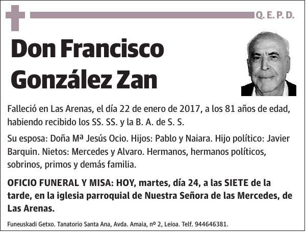 Francisco González Zan