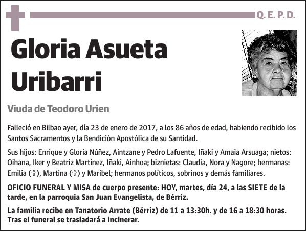 Gloria Asueta Uribarri