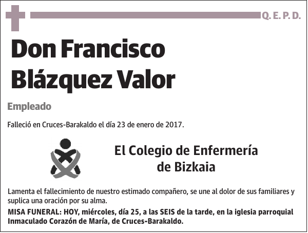 Francisco Blázquez Valor