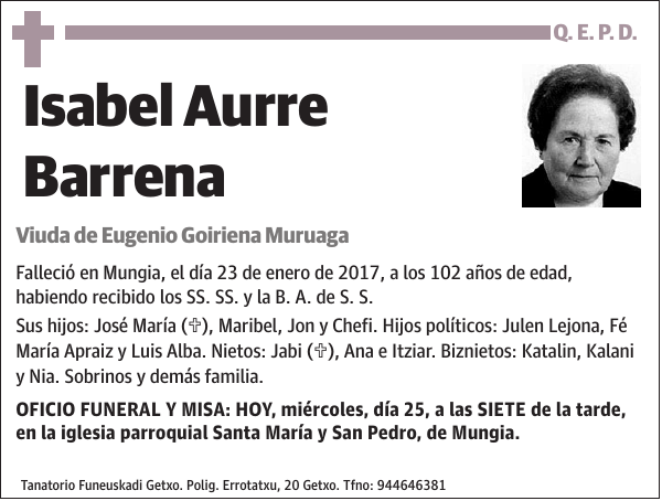 Isabel Aurre Barrena