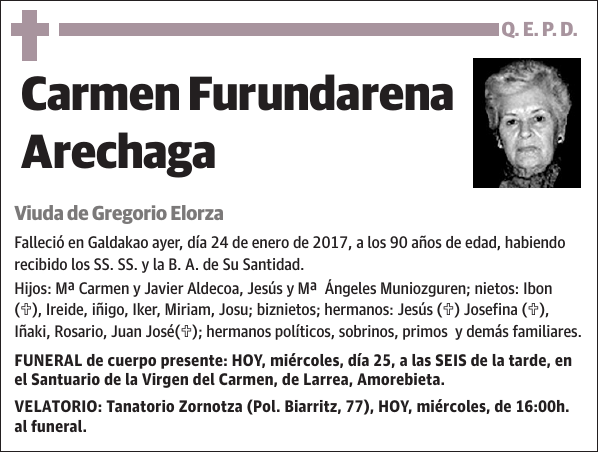 Carmen Furundarena Arechaga