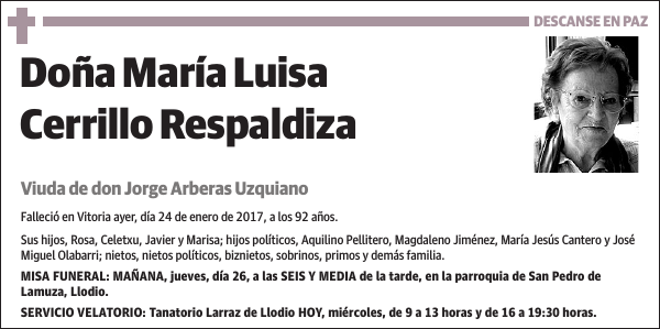 María Luisa Cerrillo Respaldiza