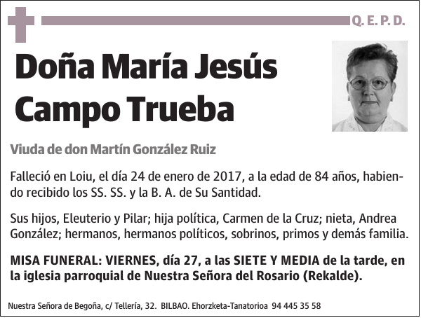 María Jesús Campo Trueba