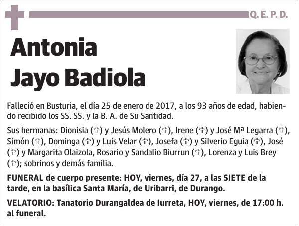 Antonia Jayo Badiola