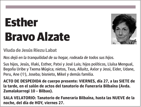 Esther Bravo Alzate