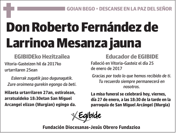 Roberto Fernández de Larrinoa Mesanza