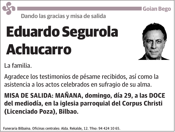 Eduardo Segurola Achucarro