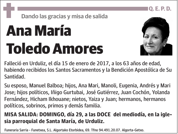 Ana María Toledo Amores