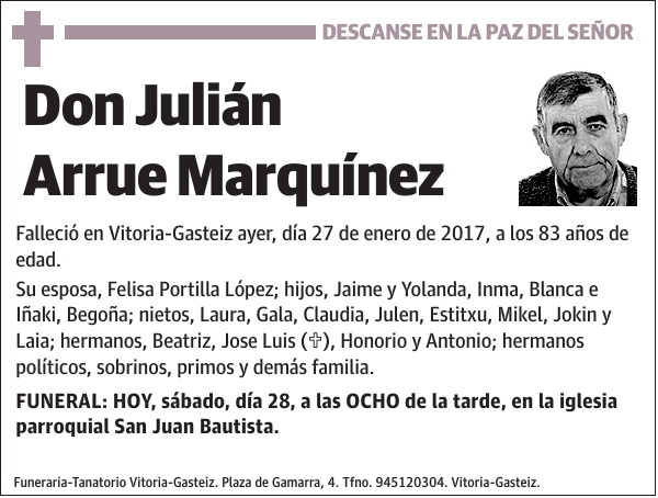 Julián Arrue Marquínez