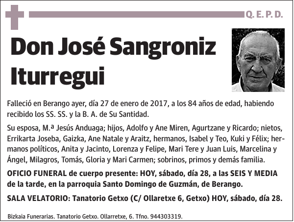 José Sangroniz Iturregui