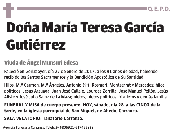 María Teresa García Gutiérrez