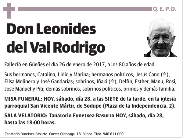 Leonides del Val Rodrigo