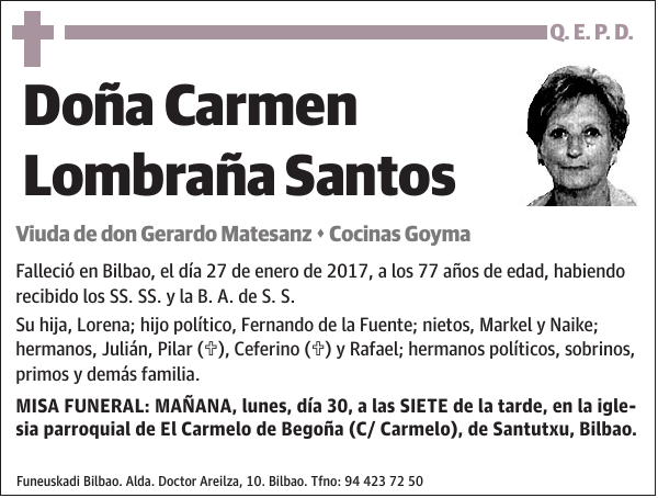 Carmen Lombraña Santos