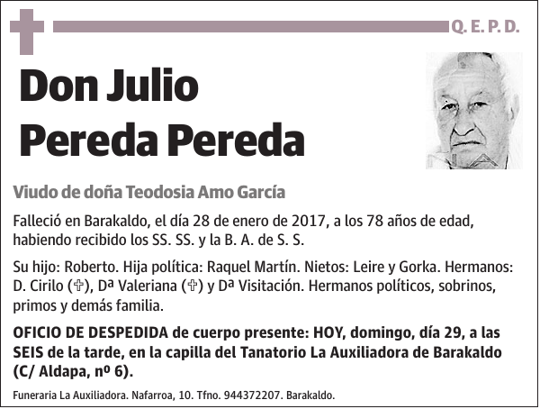Julio Pereda Pereda