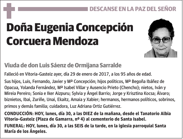 Eugenia Concepción Corcuera Mendoza