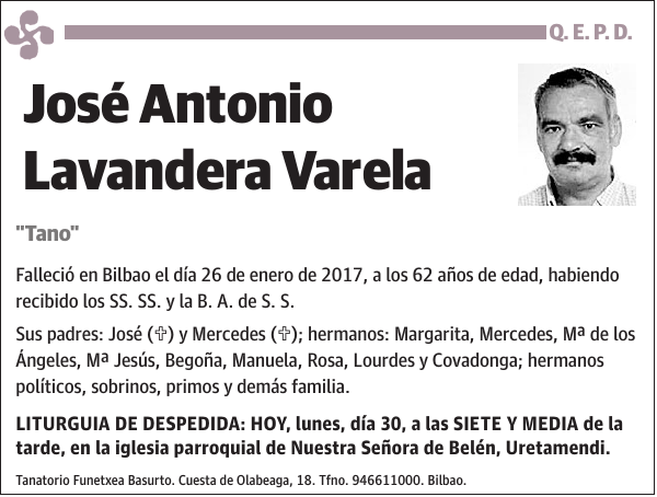 José Antonio Lavandera Varela