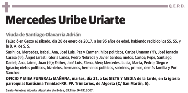 Mercedes Uribe Uriarte