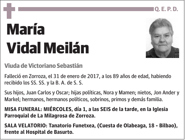 María Vidal Meilán