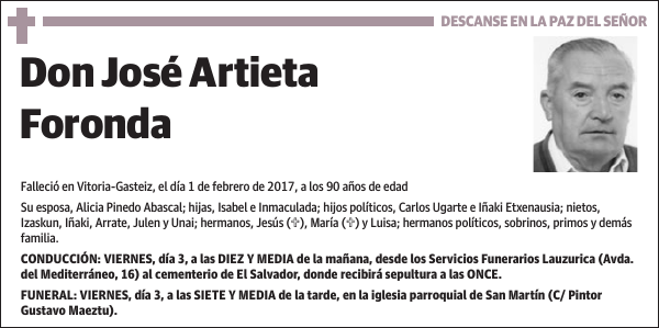 José Artieta Foronda