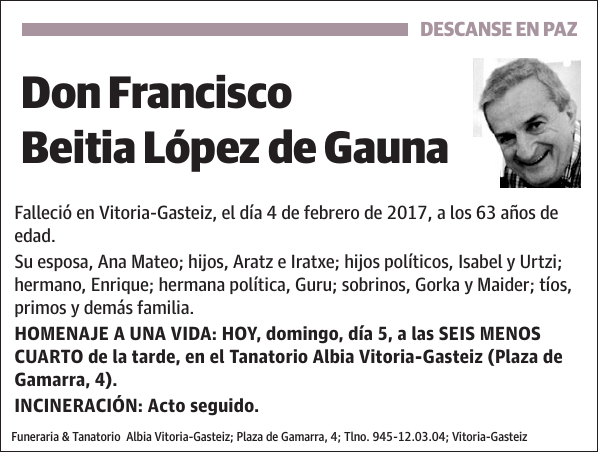 Francisco Beitia López de Gauna