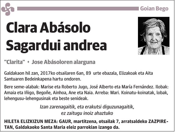 Clara Abásolo Sagardui