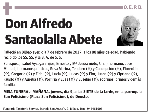 Alfredo Santaolalla Abete