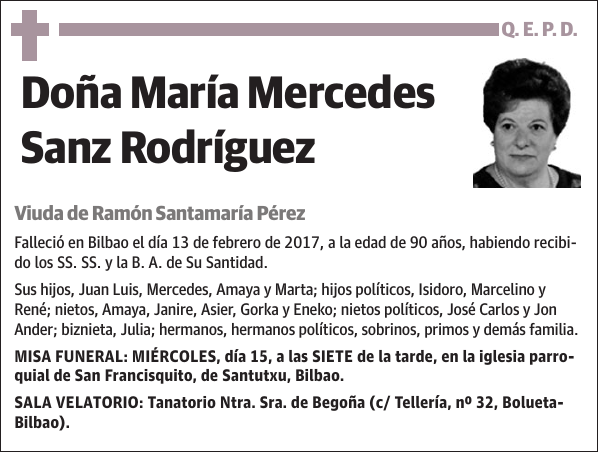 María Mercedes Sanz Rodríguez