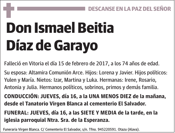 Ismael Beitia Díaz de Garayo