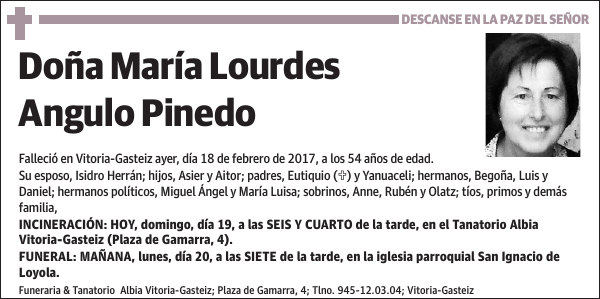 María Lourdes Angulo Pinedo